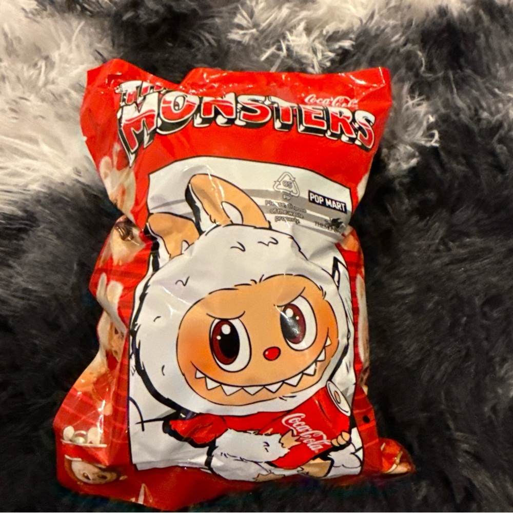 Pop Mart Red Monster Plush Toy